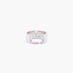 Marc Jacobs J Marc Crystal Ring Stříbrné | OUQWY5631