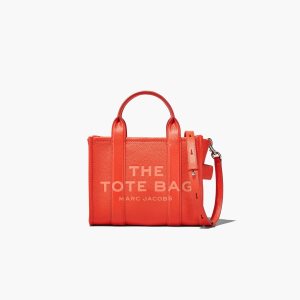 Marc Jacobs Læder Mini Tote Bag Oranžové | SFDCV5680
