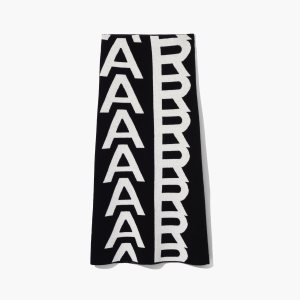 Marc Jacobs Monogram Knit Tube Skirt Černé Bílé | FZKOB7641