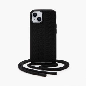 Marc Jacobs Monogram iPhone 14 Crossbody Case Černé | KECFR3147