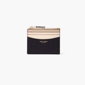 Marc Jacobs Slim 84 Colorblock Zip Card Case Černé Viacfarebný | QATVD1798